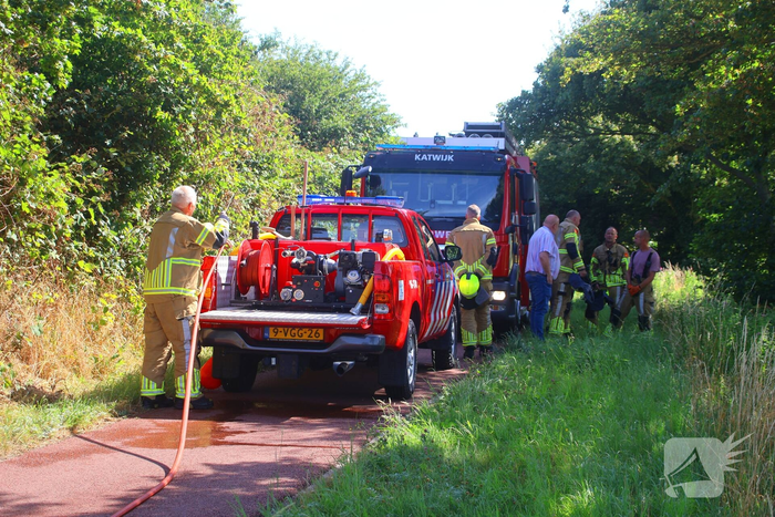 Brand verwoest bosschages