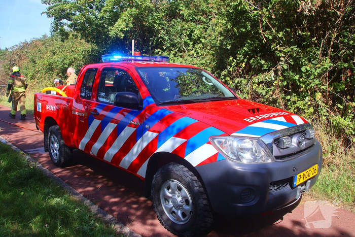 Brand verwoest bosschages