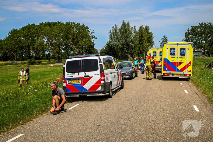 Brandweer zoekt naar slachtoffer na vondst scooter