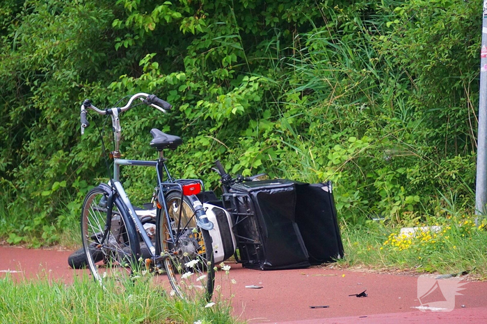 Scooterijder gewond bij aanrijding met auto