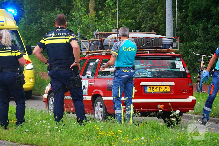 Scooterijder gewond bij aanrijding met auto