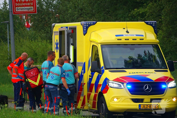Scooterijder gewond bij aanrijding met auto