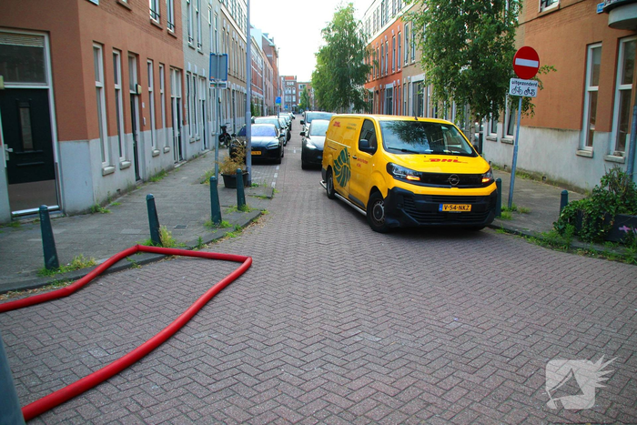 Brand in ondergrondse container veroorzaakt flinke rookontwikkeling