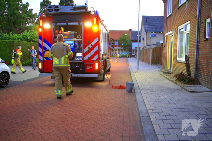 Woningbrand door stekkerdoos snel geblust