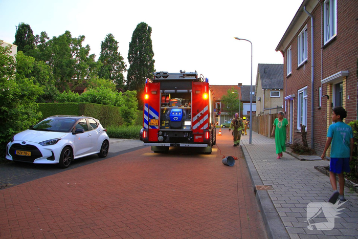 Woningbrand door stekkerdoos snel geblust