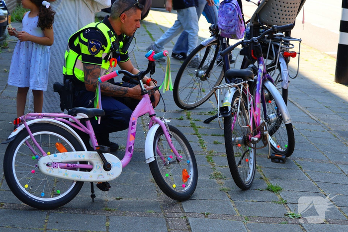 Kind op fiets betrokken bij aanrijding