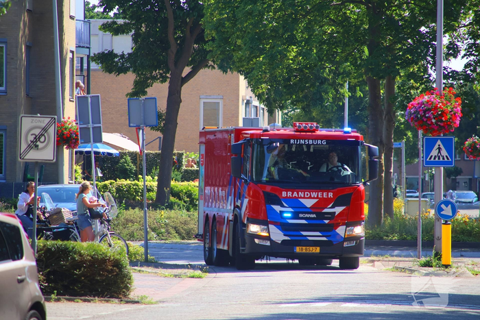 Brandlucht leidt tot grote brandweeractie