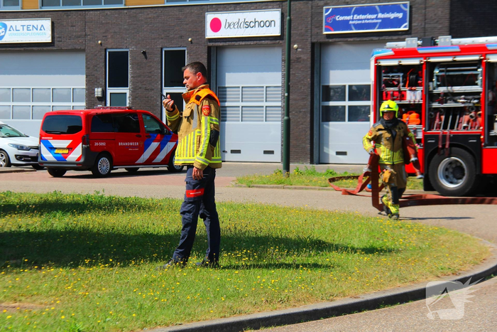 Zonnepanelen betrokken bij gebouwbrand
