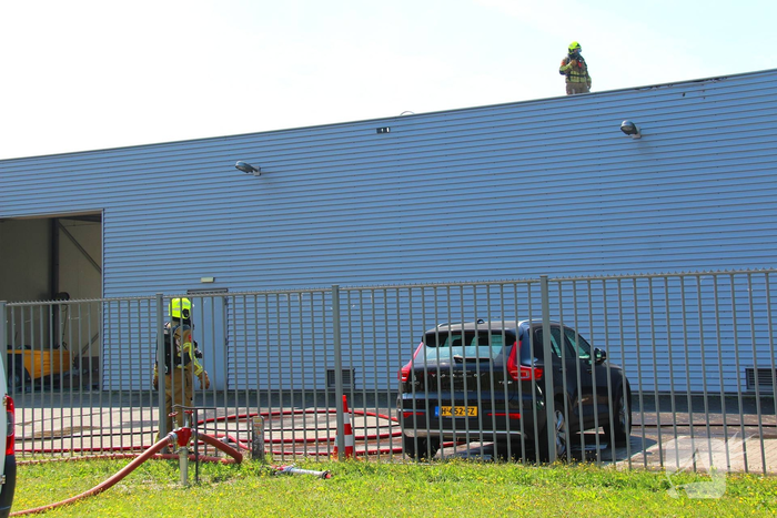 Zonnepanelen betrokken bij gebouwbrand
