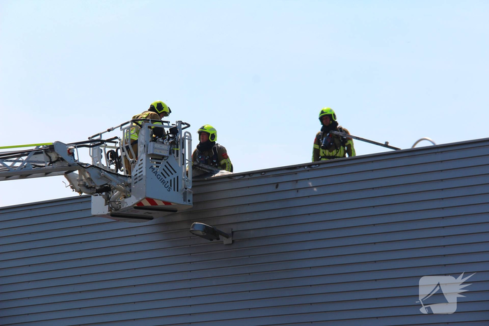 Zonnepanelen betrokken bij gebouwbrand