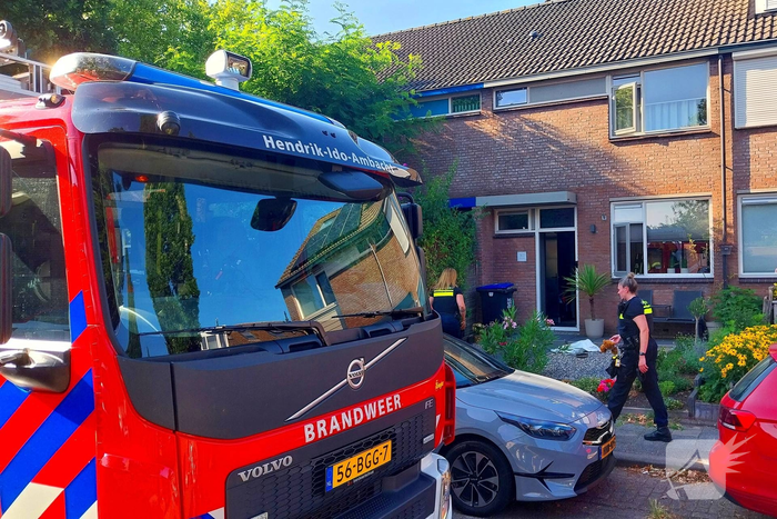 Brand in woning snel gedoofd