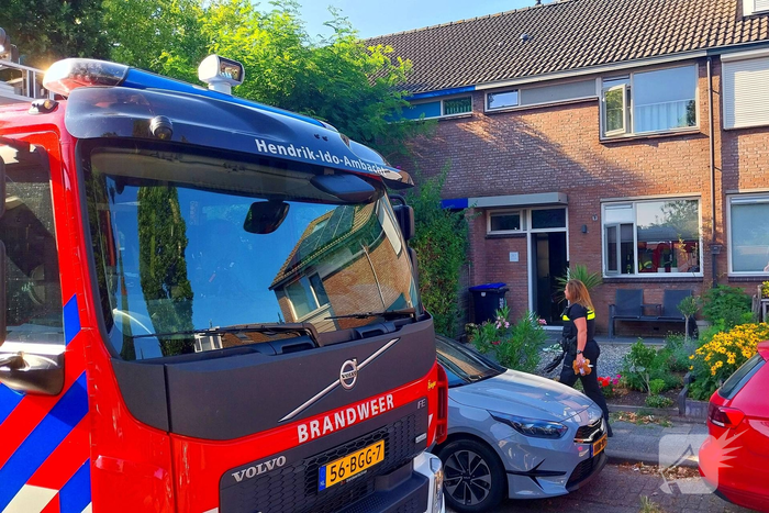 Brand in woning snel gedoofd