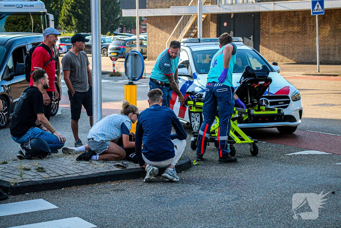 Fatbiker gewond bij botsing met auto