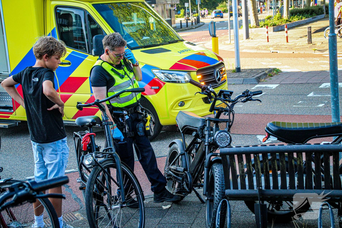 Fatbiker gewond bij botsing met auto