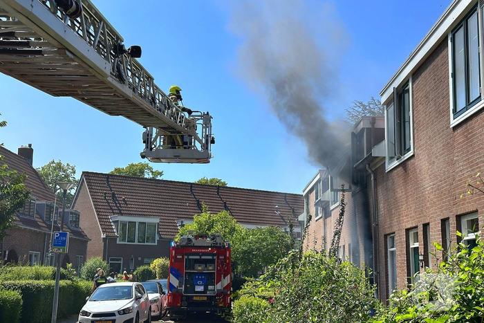 Flinke rookontwikkeling bij brand