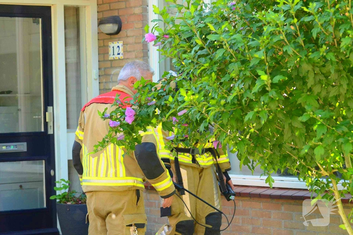 Brandweer doet onderzoek naar gaslucht