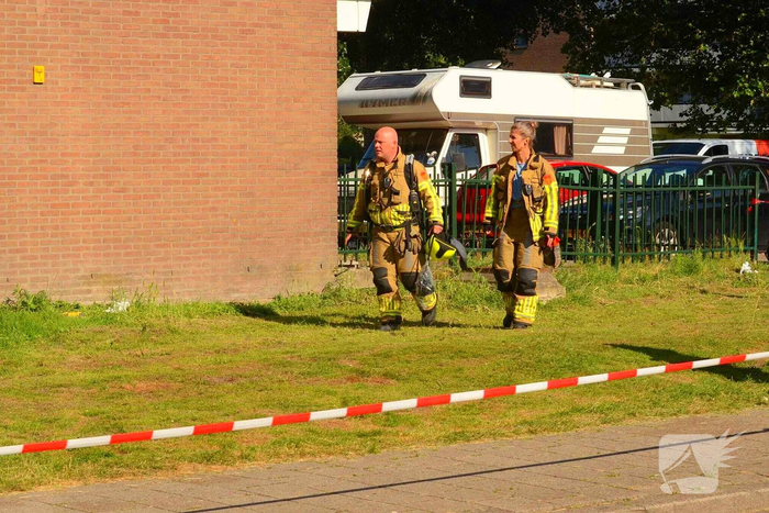Brandweer doet onderzoek naar gaslucht