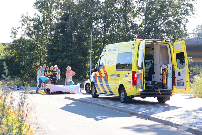 Wielrenner gewond bij aanrijding met auto