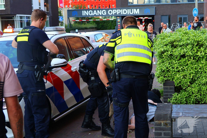 Aanhouding na conflict na aanrijding tussen fietsers