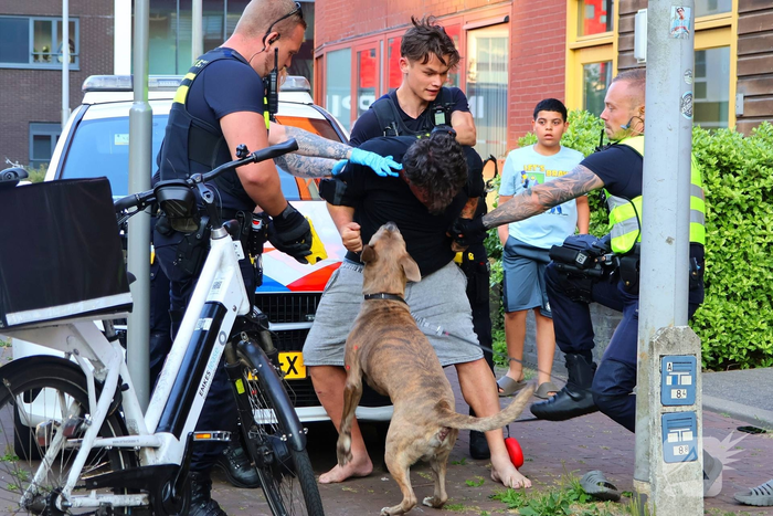Aanhouding na conflict na aanrijding tussen fietsers