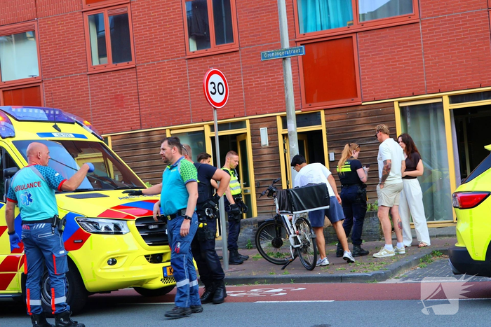 Aanhouding na conflict na aanrijding tussen fietsers