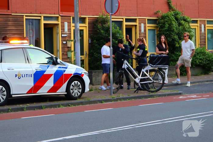 Aanhouding na conflict na aanrijding tussen fietsers