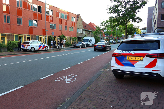 Aanhouding na conflict na aanrijding tussen fietsers