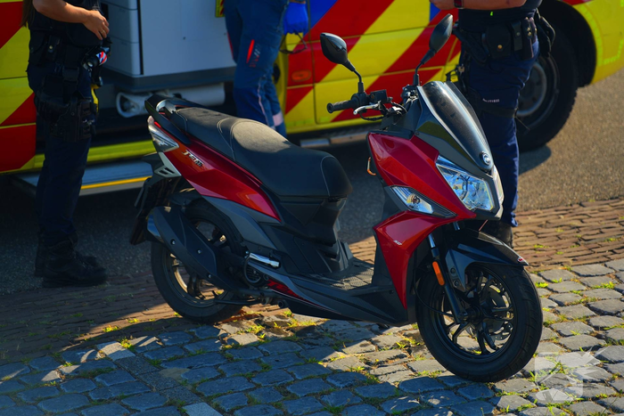 Scooterrijder gewond bij eenzijdig ongeval