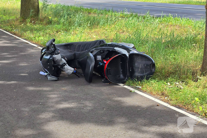 Scooterrijder gewond na harde val