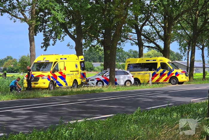 Scooterrijder gewond na harde val