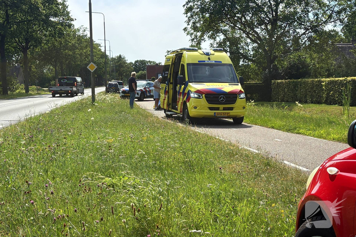 Fietser gewond bij verkeersongeval