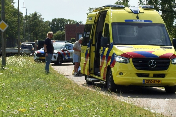 Fietser gewond bij verkeersongeval