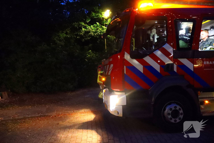 Controle na brand in berm