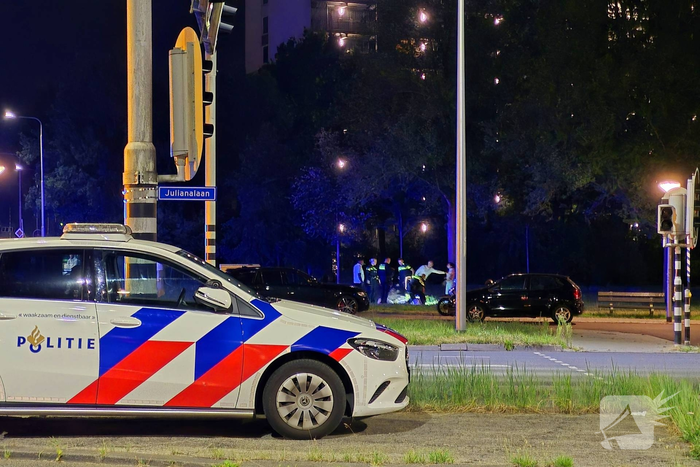 Botsing tussen twee voertuigen eindigt in vechtpartij