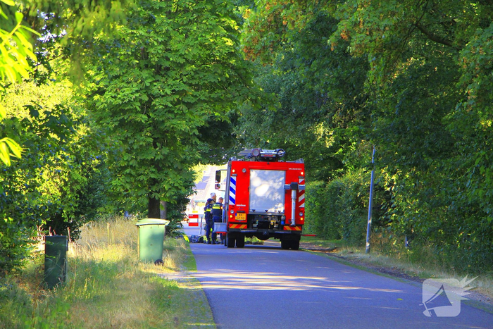Gasleiding beschadigd tijdens werkzaamheden