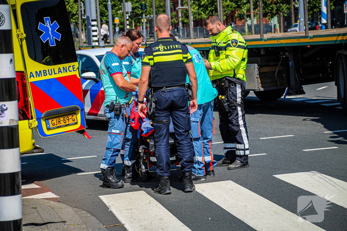 Fietser gewond bij flink ongeval met auto