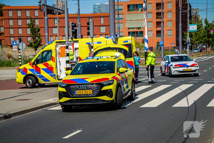 Fietser gewond bij flink ongeval met auto