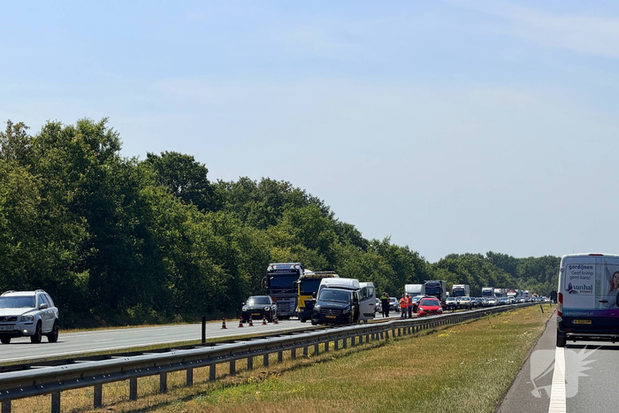 Meerdere auto's betrokken bij ongeval op snelweg