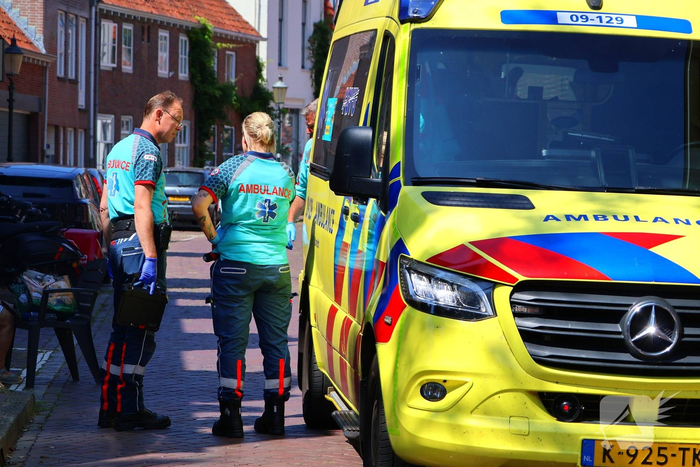 Fietsster valt en raakt gewond