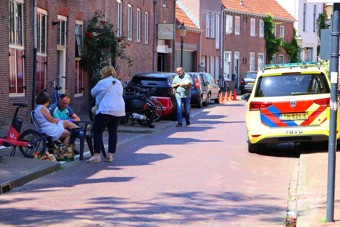 Fietsster valt en raakt gewond