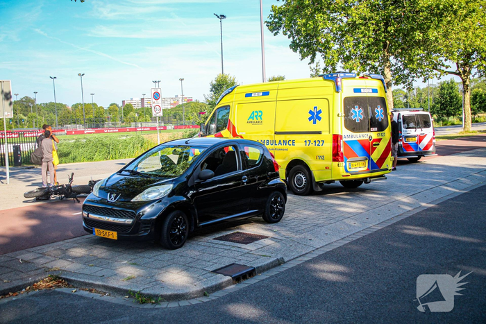 Aanrijding tussen fatbiker en automobilist