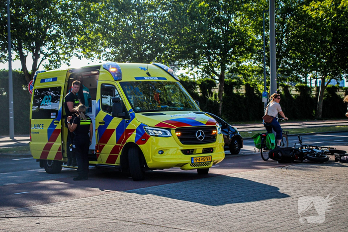 Aanrijding tussen fatbiker en automobilist