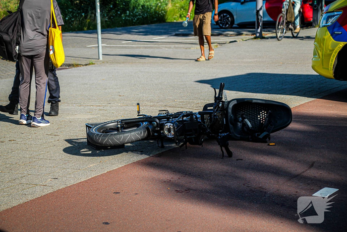 Aanrijding tussen fatbiker en automobilist
