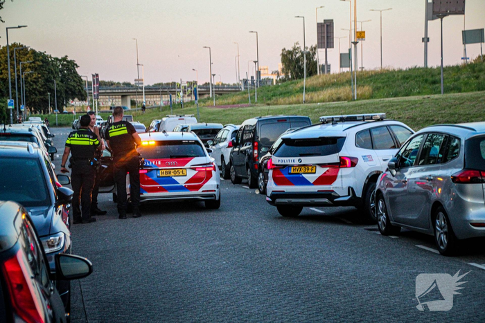 Aanhouding na ontdekking van gestolen goederen