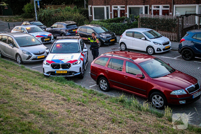Aanhouding na ontdekking van gestolen goederen