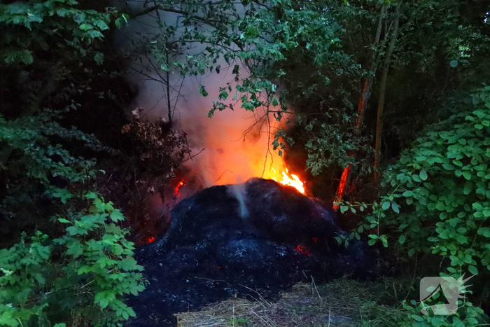 Broeibrand in bosschages geblust