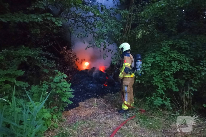 Broeibrand in bosschages geblust