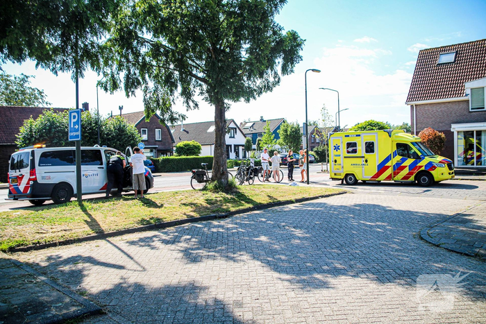 Fietser gewond na aanrijding met auto
