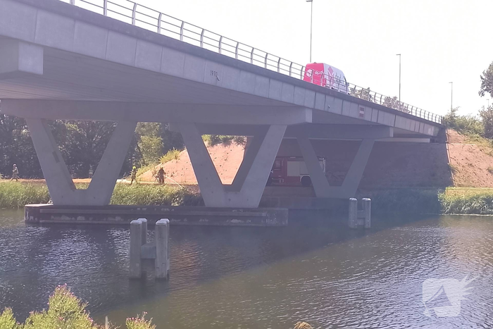 Hulpdiensten reageren snel op brand in riet