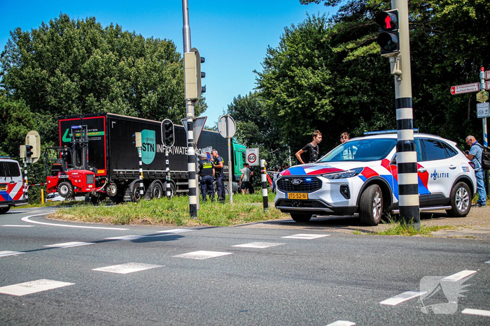 Ongeval tussen vrachtwagen en fietser, kindje zwaargewond naar ziekenhuis